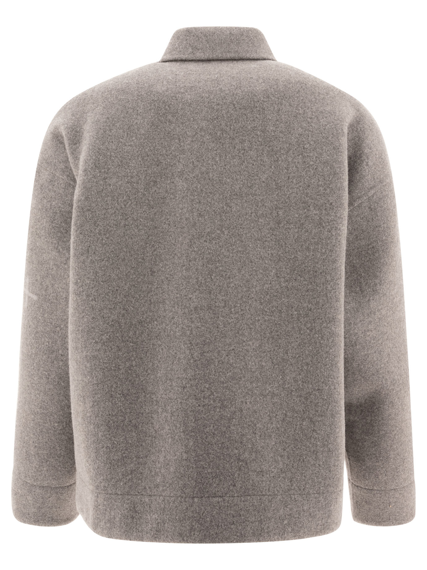 JIL SANDER Grey Wool coat